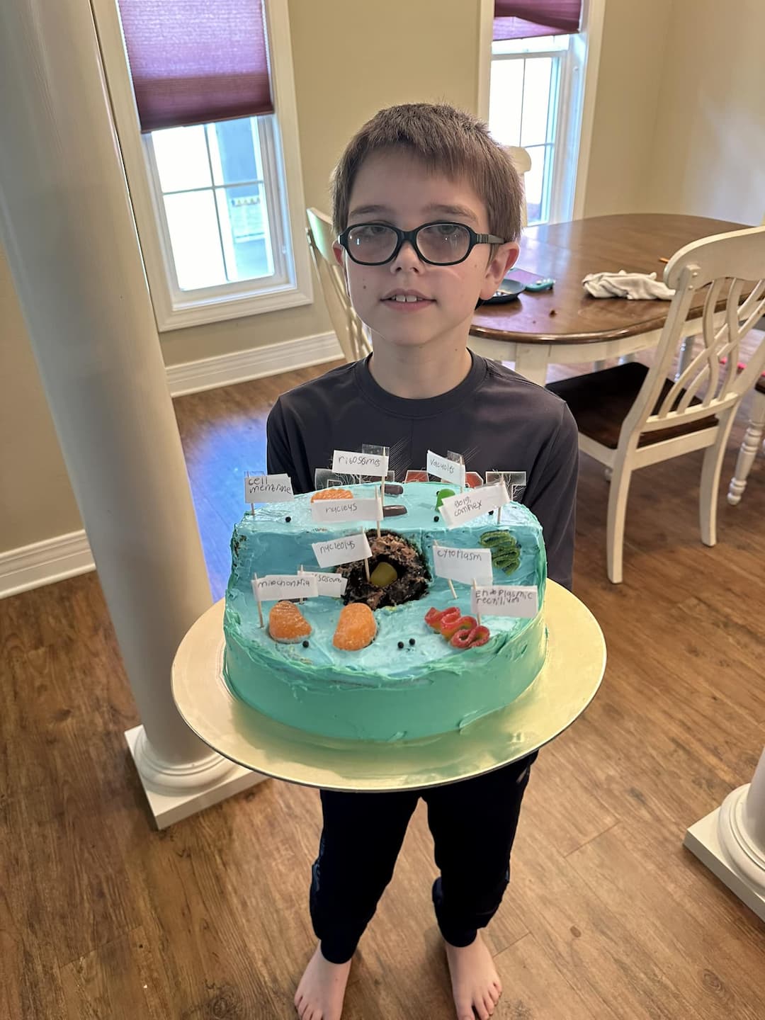 A cake for a boy's birthday
