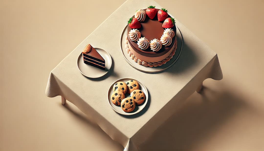 A selection of delicious looking sweets